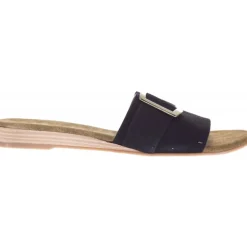 Sandales|Tongs*Babouche Laini Black suede